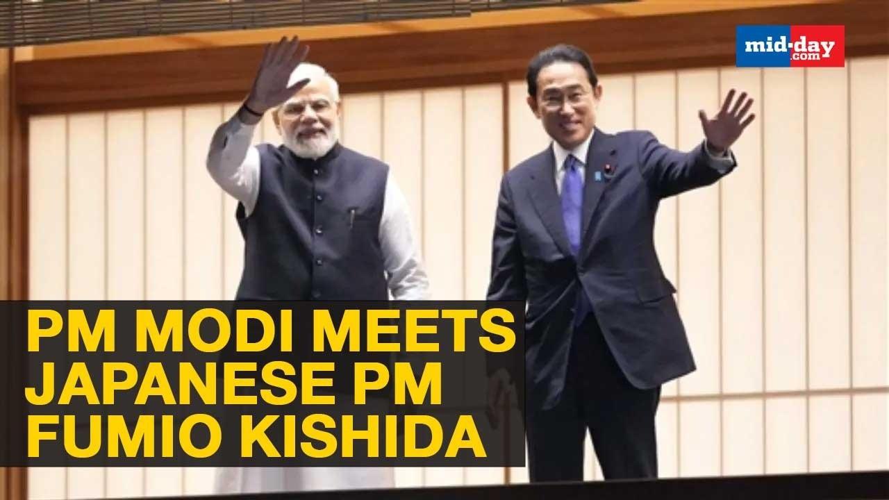 PM Modi Meets Japanese PM Fumio Kishida in Tokyo